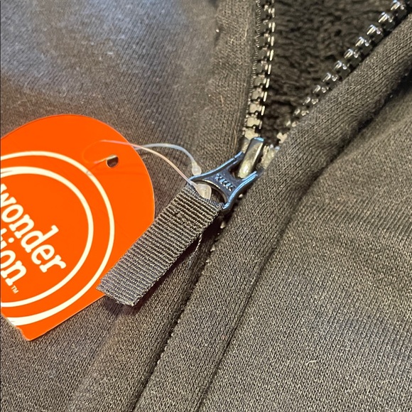 Wonder Nation Black Zip-Up Hoodie - Picture 4 of 7